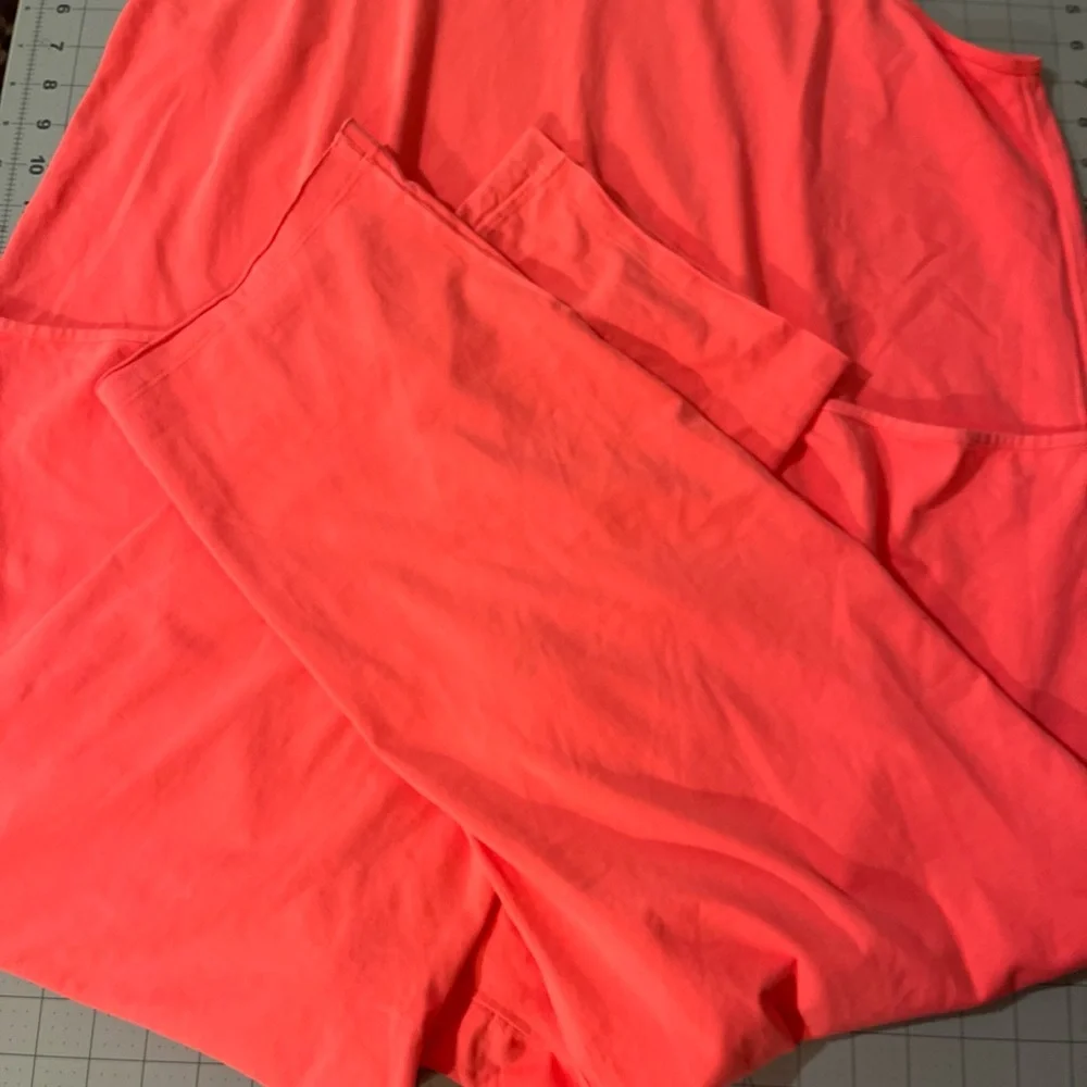 FP Movement by Free People Hot Shot Neon Coral Orange One Piece Jumpsuit - Picture 7 of 10
